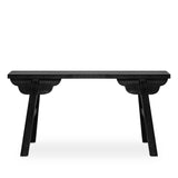 KIAN Old Elm Wood Gate Bench - Midnight